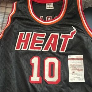Autographed/Signed Tim Hardaway Miami Heat Jersey
